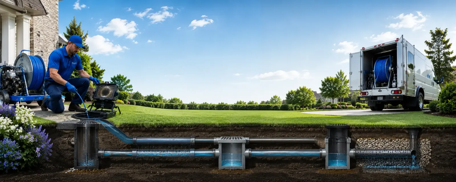 Outdoor drain cleaning information for Valley View, TX